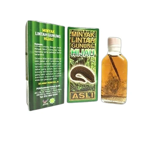 Minyak Lintah Gunung Hijau Oil