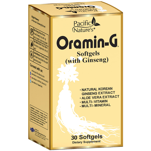 Oramin G Soft Capsules With Ginseng