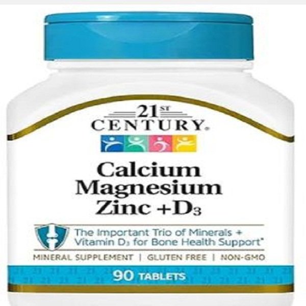 21st century calcium magnesium zinc + d3 90 tablets
