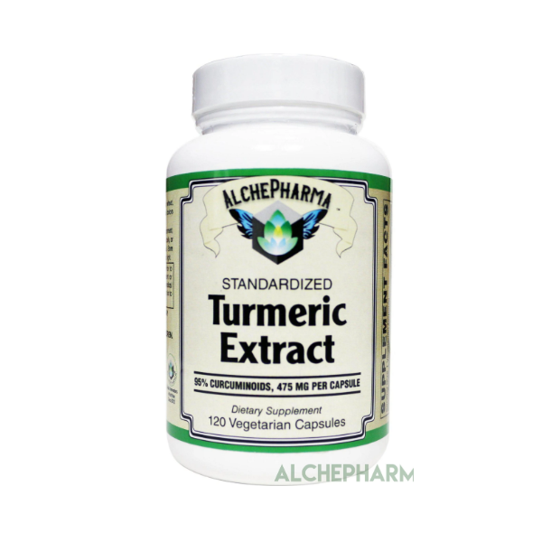 AlchePharma Turmeric Extract 120 Capsules