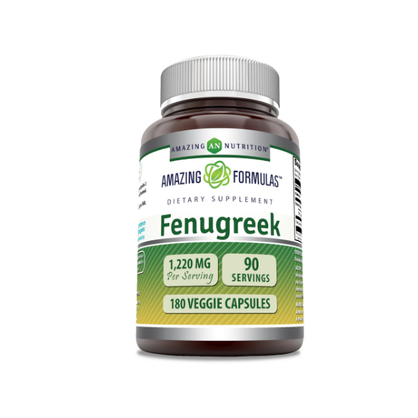 Amazing Formulas Fenugreek Seed 180 Capsules