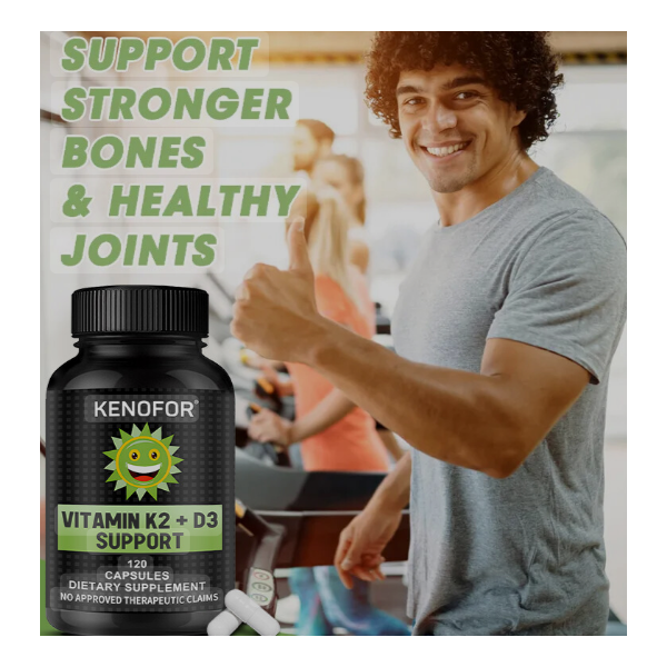 Bcuelov Vitamin K2+ D3 Support 120 Capsules