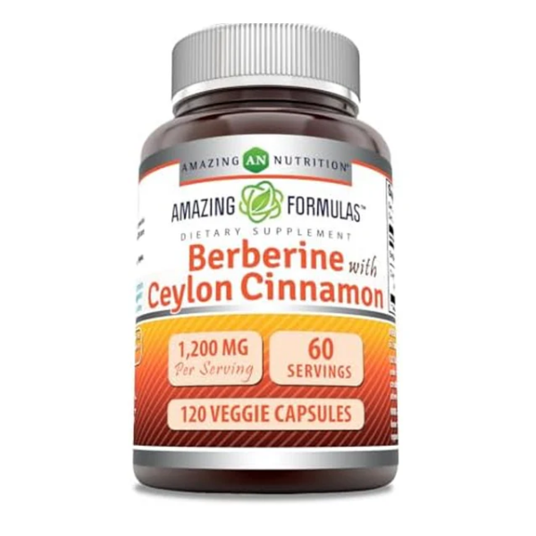 Berberine Ceylon Cinnamon 60 Capsules
