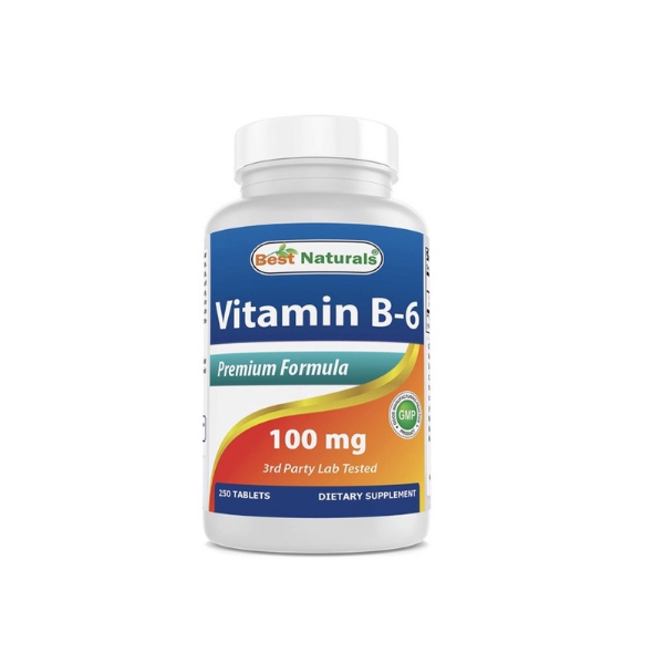 Best Naturals Vitamin B-6 100 mg 250 capsules