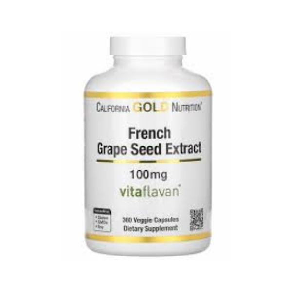 California Gold Nutrition French Grape Seed Extract 100mg