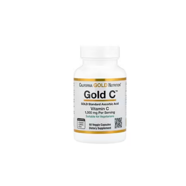 California Gold Nutrition Gold C Vitamin C 1000mg 60 Capsules