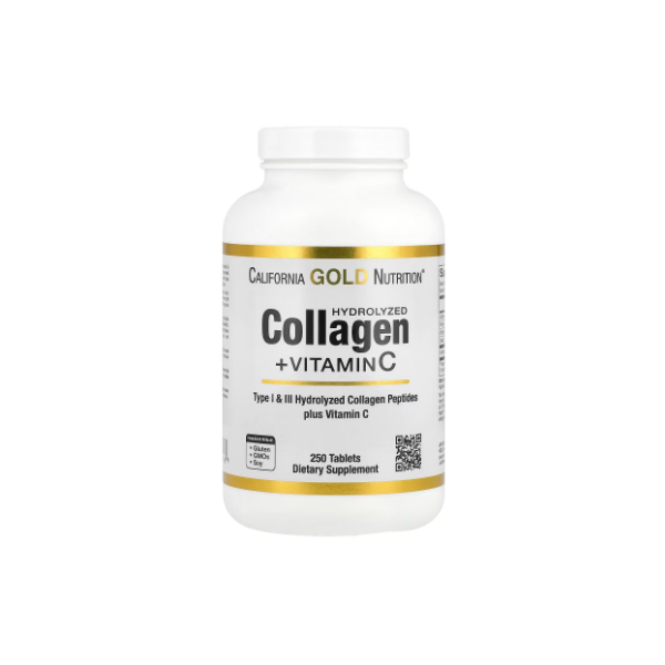 California Gold Nutrition Hydrolyzed Collagen + Vitamin C Capsules