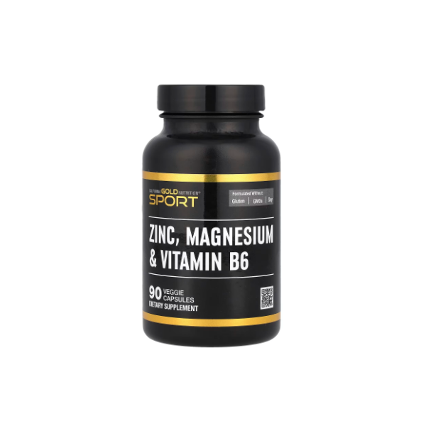 California Gold Nutrition Sport Zinc, Magnesium & Vitamin B6  90 Tablets