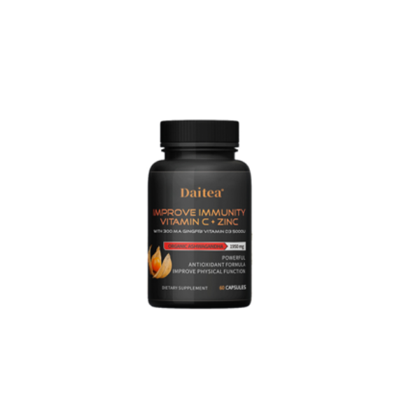 Daitea Improve Immunity Vitamin C + Zinc 120 Capsules