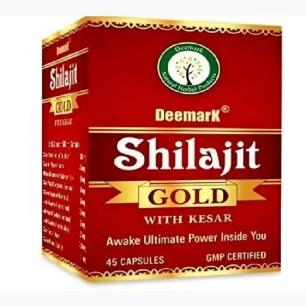 Deemark Shilajit Gold with Kesar 45 Capsules