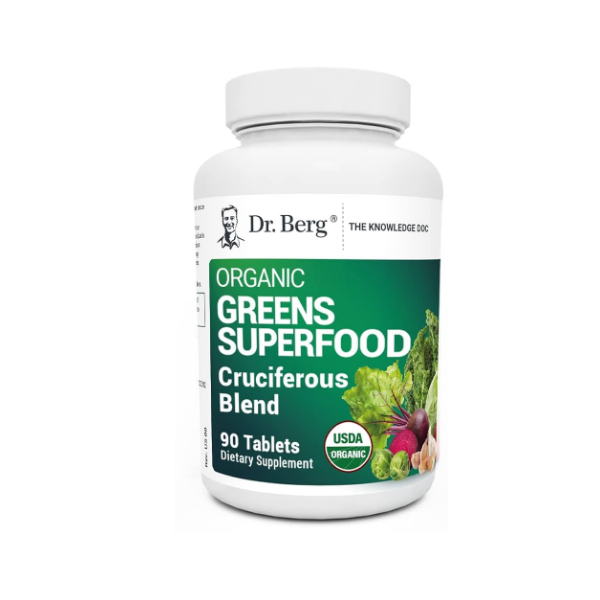 Dr. Berg Organic Greens Superfood 250 Capsules