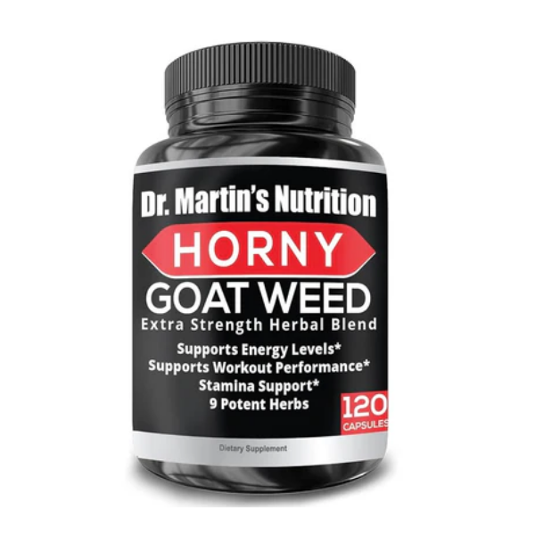  Dr. Martin's Nutrition HORNY GOAT WEED 120 Capsules