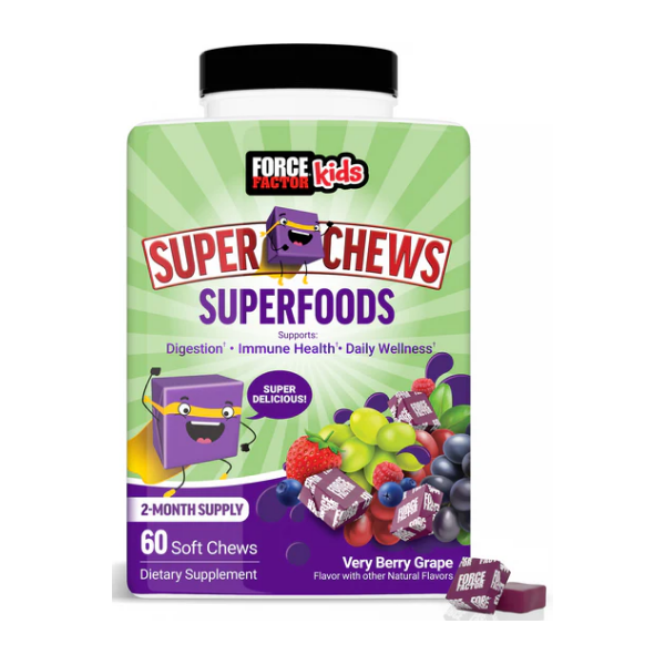 Force Factor Superfood Super Chews – 60 Soft
