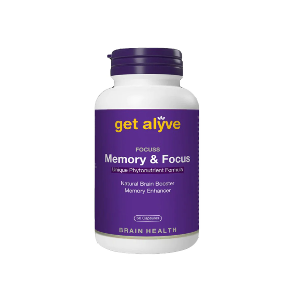 Get Alyve Focuss – Memory & Focus 60 Capsules