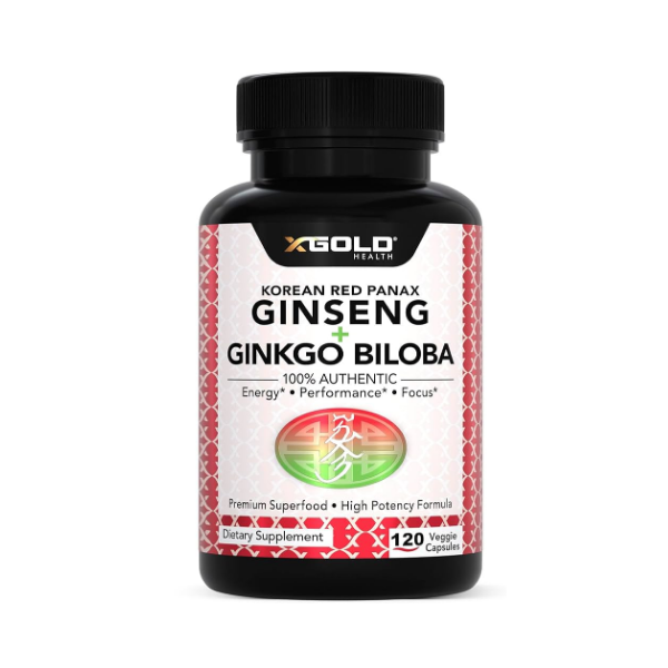 XGold Ginseng + Ginkgo Biloba 60 Capules