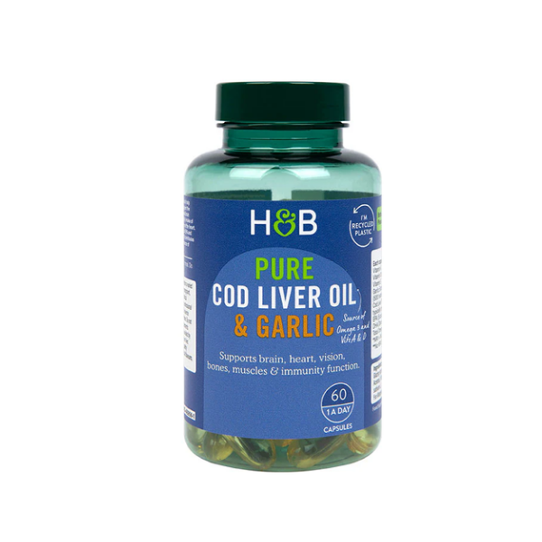 Holland & Barrett Pure Cod Liver Oil 120 Capsules