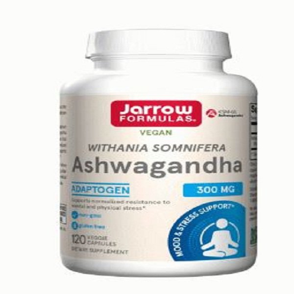 Jarrow Formulas Ashwagandha 300mg 120 Veggie Capsules