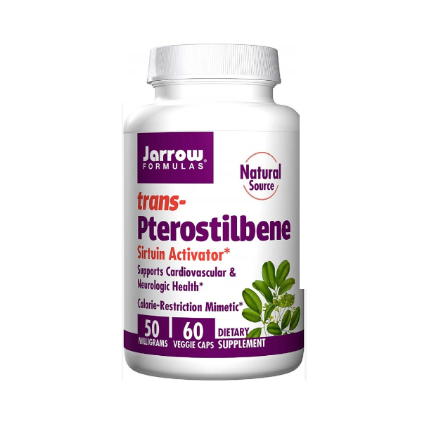 Jarrow Formulas  Trans Pterostilbene 60 Capsules