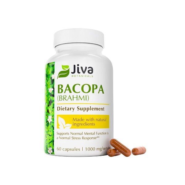 Jiva Botanicals Bacopa (Brahmi) 100 Capsules