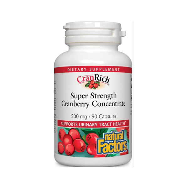 Natural Factors CranRich Super Strength Cranberry Concentrate Supplement
