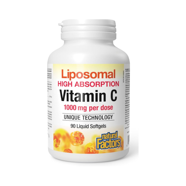 Natural Factors Liposomal & Vitamin C Supplement 60 Capsules