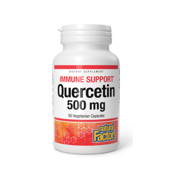 Natural factor Immune Support Quercetin Supplement 120 Capsules