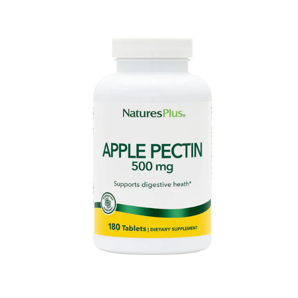 Natures Plus Apple Pectin 500mg Supplement 60 Capsules