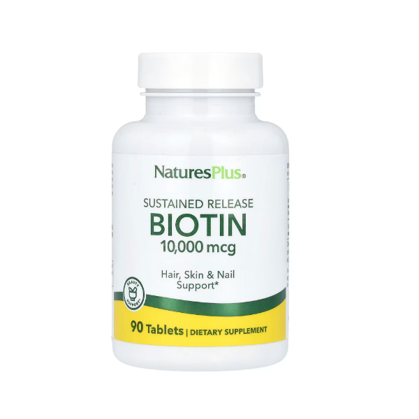 Nnatures Plus Biotin 10,000mcg Supplement 60 Capsules