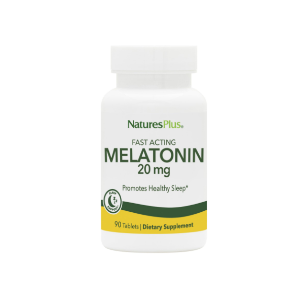 Natures Plus Melatonin 20 Mg Supplement 60 Capsules