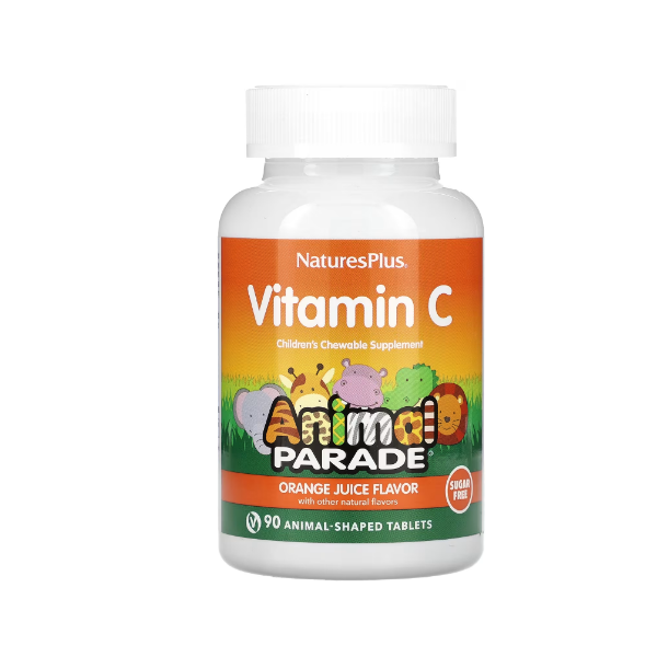 Natures Plus Vitamin C Animal Parade Supplement 60 Capsules