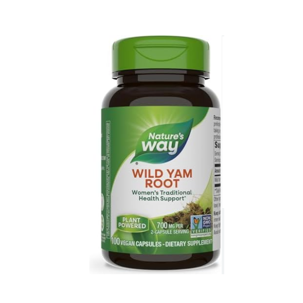 Nature's Way Wild Yam Root 100 Capsules