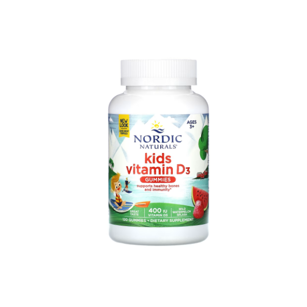 Nordic Naturals Kids Vitamin D3 Supplement 120 Capsules