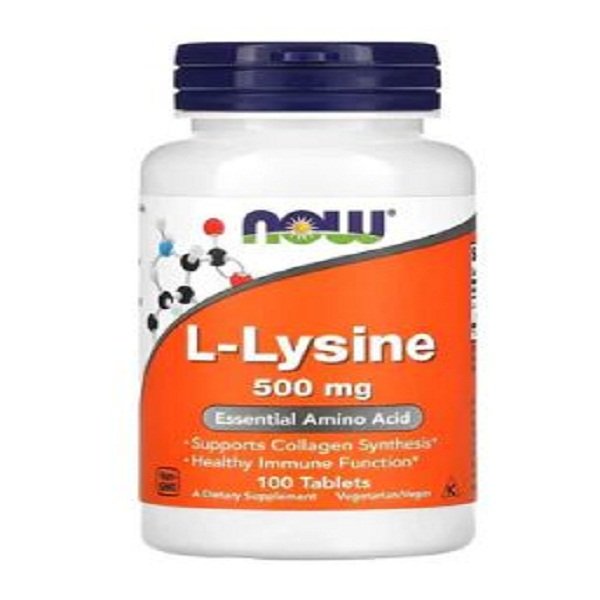 Now L-Lysine 500mg 100 Tablets