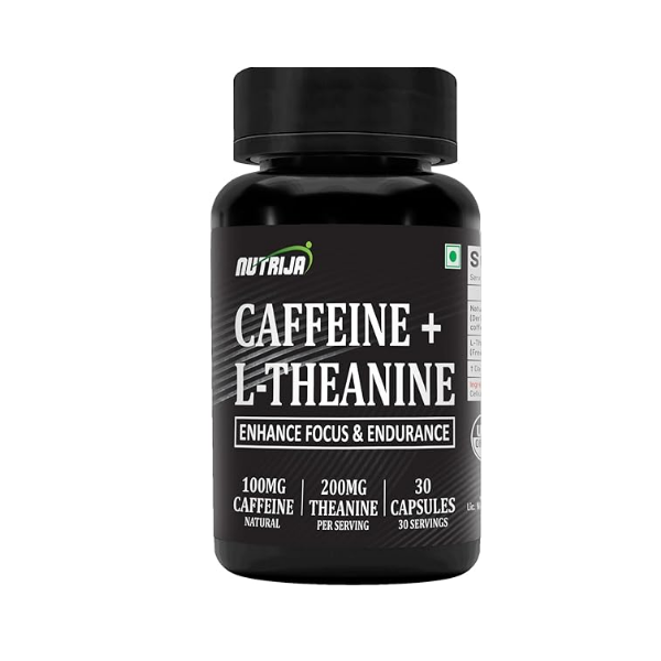 NutriJa  Caffeine L-Theanine 30 Capsules