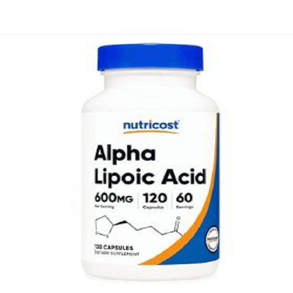 Nutricost Alpha Lipoic Acid 600mg 120 Capsules