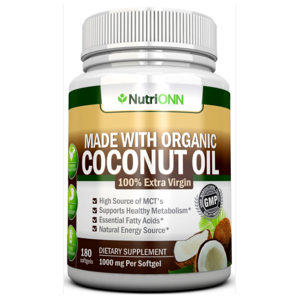 Nutrionn Coconut Oil 60 Capsules 