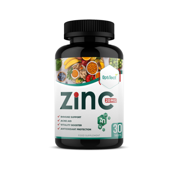OptiTect Zinc 20 MG 30 Capsules
