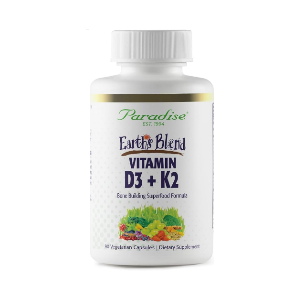 Paradise VitaminD3+K2 Supplement 60 Capsules