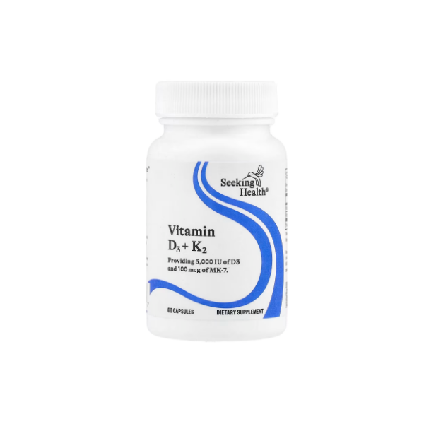 Seeking Health Vitamin D3+k2 Supplement 60 Capsuls