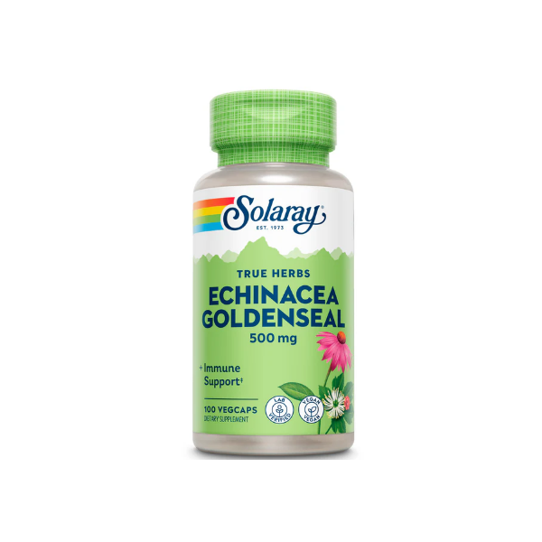 Solaray Echinacea & Goldenseal 100 Capsules