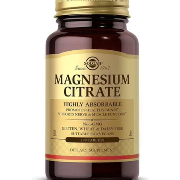Solgar Magnesium Citrate 120 Tablets