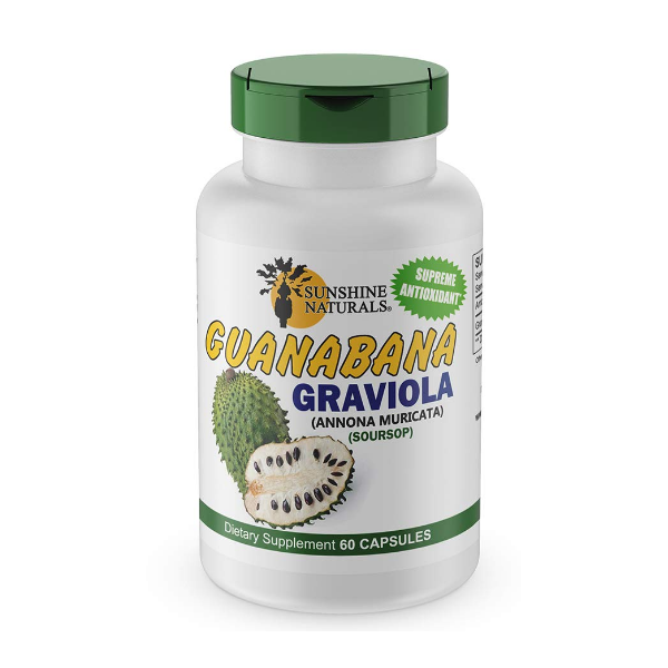 Sunshine Naturals Guanabana Graviola 60 Capsules