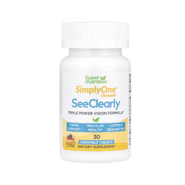 Super Nutrition Chewable See Clearly 60 Tablets 