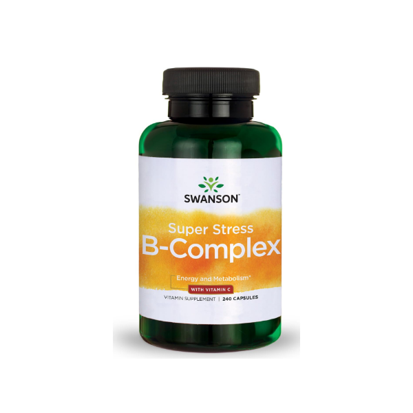 Swanson Super Stress B-Complex 240 Capsules