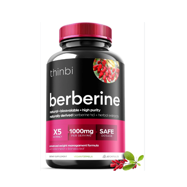 Thinbi Berberine 1000mg 60 Capsules