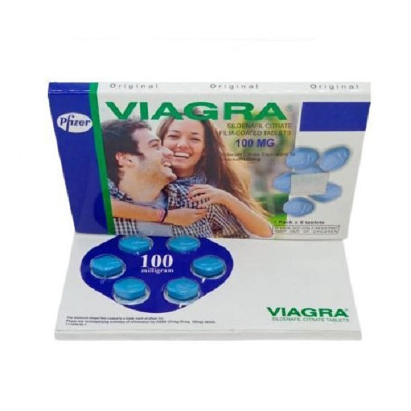 VIAGRA 100mg Tablets - Pack of 6 | Powerful ED Solution