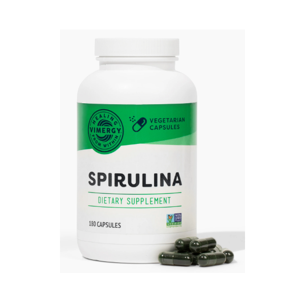 Vimergy Spirulina – Dietary Supplement – 180  Capsules
