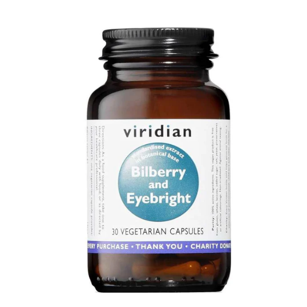 Viridian Bilberry & Eyebright 30 Capsules