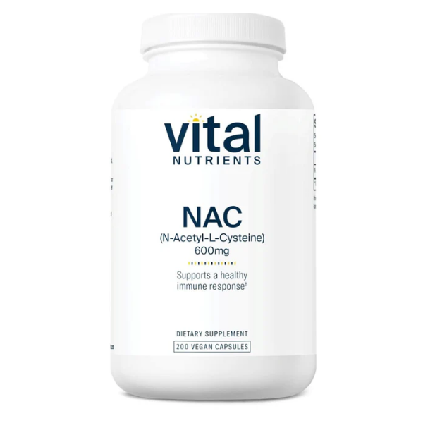 Vital Nutrients NAC N-Acetyl 200 Capsules