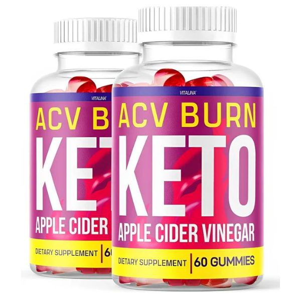 Vitalina Acv Burn Gummies Keto Apple Cider 60 Capsules